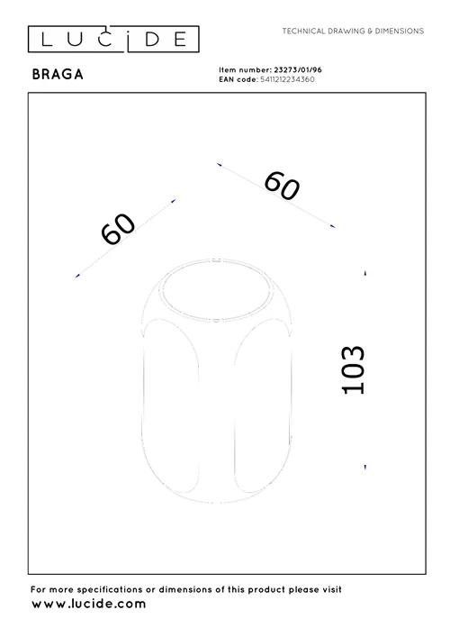 Lucide BRAGA - Wall light - 1xGU10 - Coffee | Premium - technical